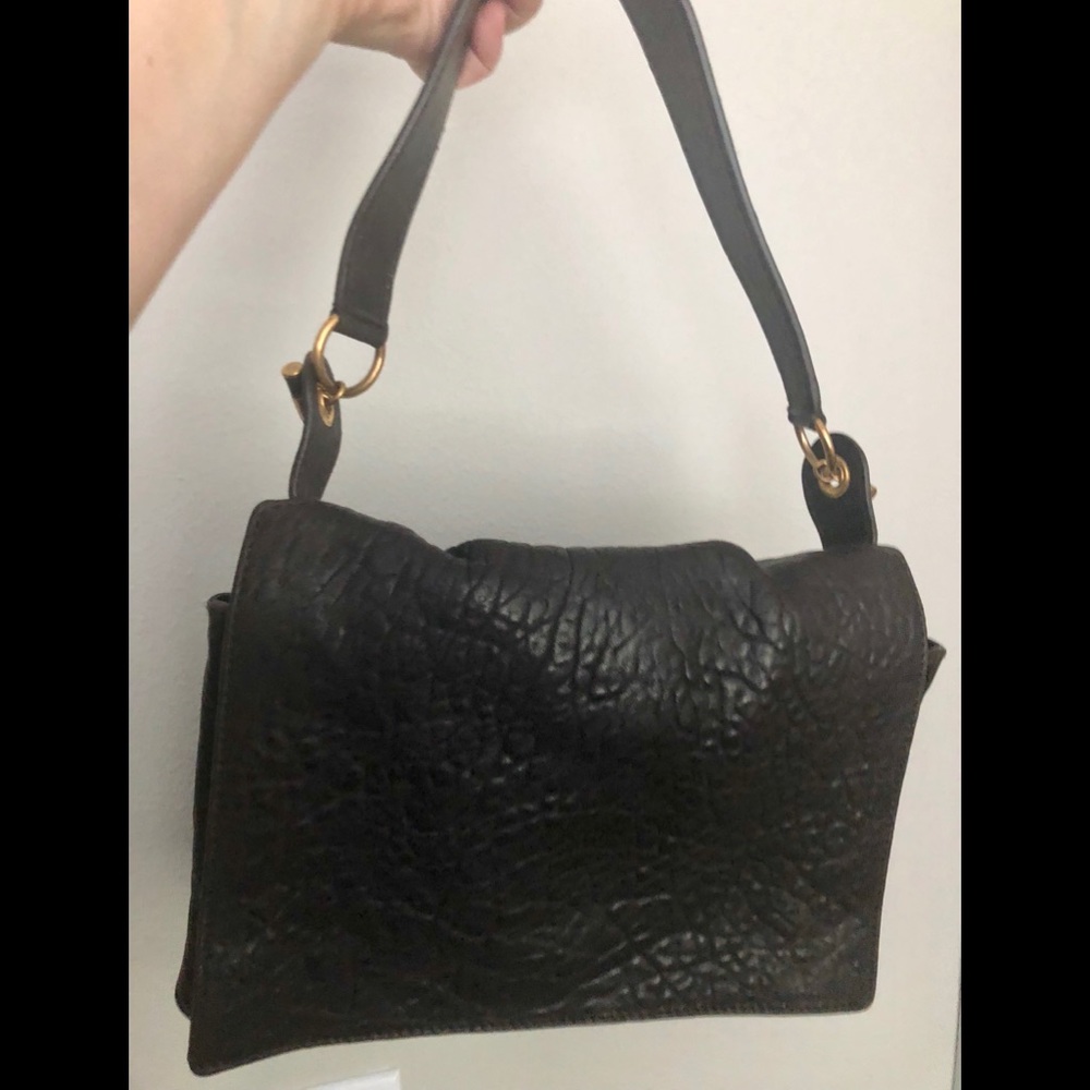 Yves Saint Laurent YSL Rive Gauche  Brown Handbag